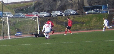 Rókur, close to making the points secure for HB Rókur, close to making the points secure for HB