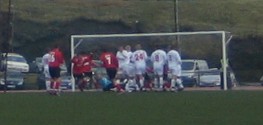 …The ball is in the goal! B68 have reduced the lead. …The ball is in the goal! B68 have reduced the lead.