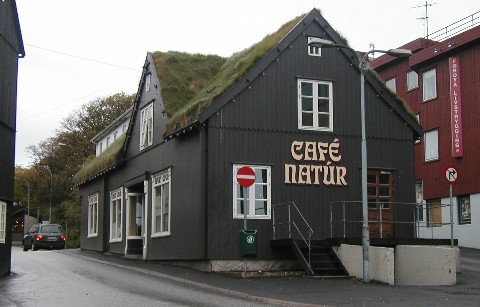 Café Natúr in Tórshavn, where many soccer supporters have visited over time