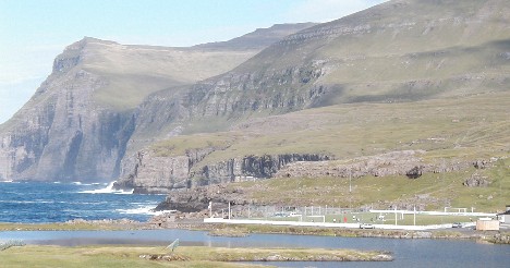 Mølin, Eiði, EB/Streymur's soccer ground