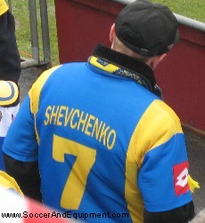 A replica of Andriy Shevchenko